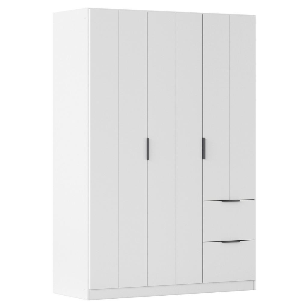 DREHTÜRENSCHRANK Ella Weiß B: 136cm