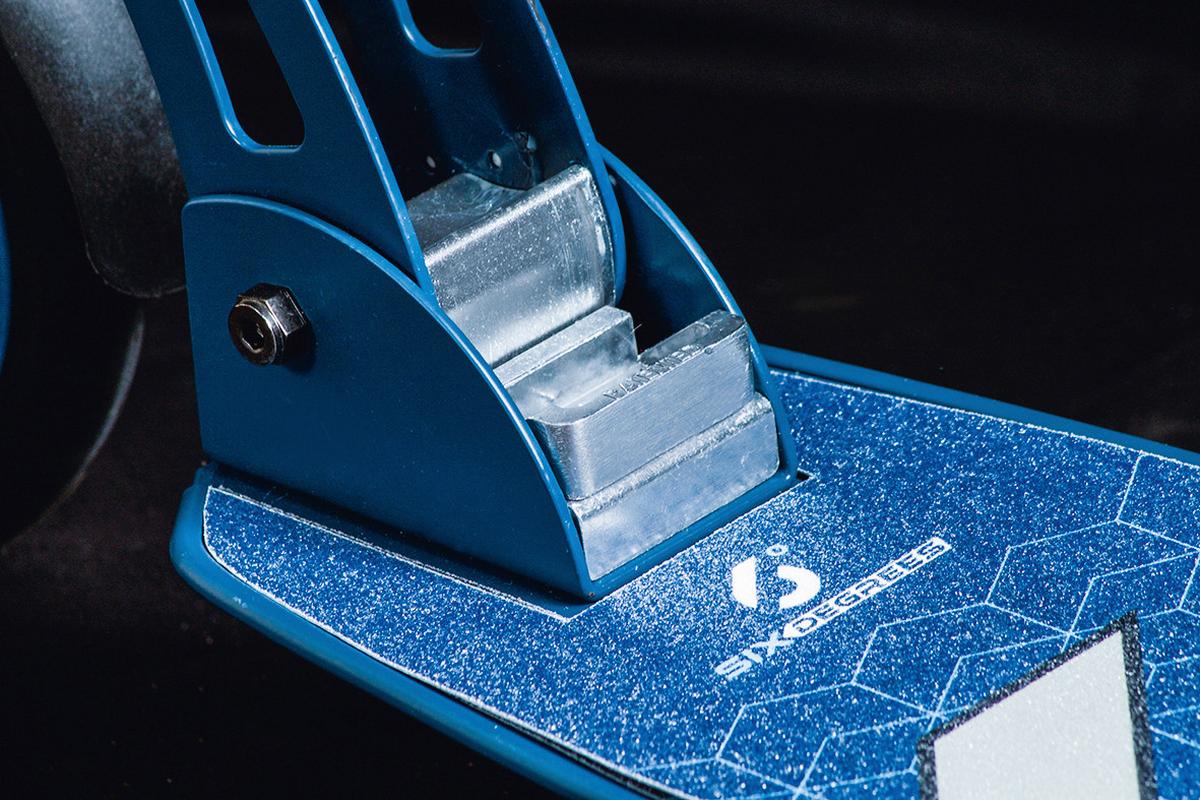 Kinder-scooter Six Degrees, Blau, Ø 205 Mm, Klappbar - Blau, Basics, Metall (93,5/34,5/102cm)