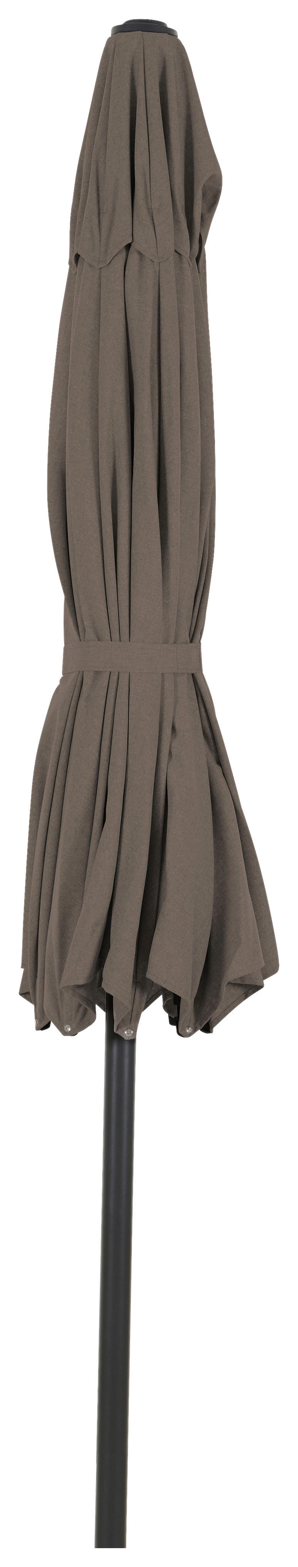 Sonnenschirm T60662 DM: 300h: 295cm Anthrazit - Taupe/Anthrazit, MODERN, Textil/Metall (300/300cm) - Siena Garden