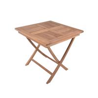 Gartenklapptisch Cidora - Braun, Basics, Holz (80/80/75,5cm) - Gardenson
