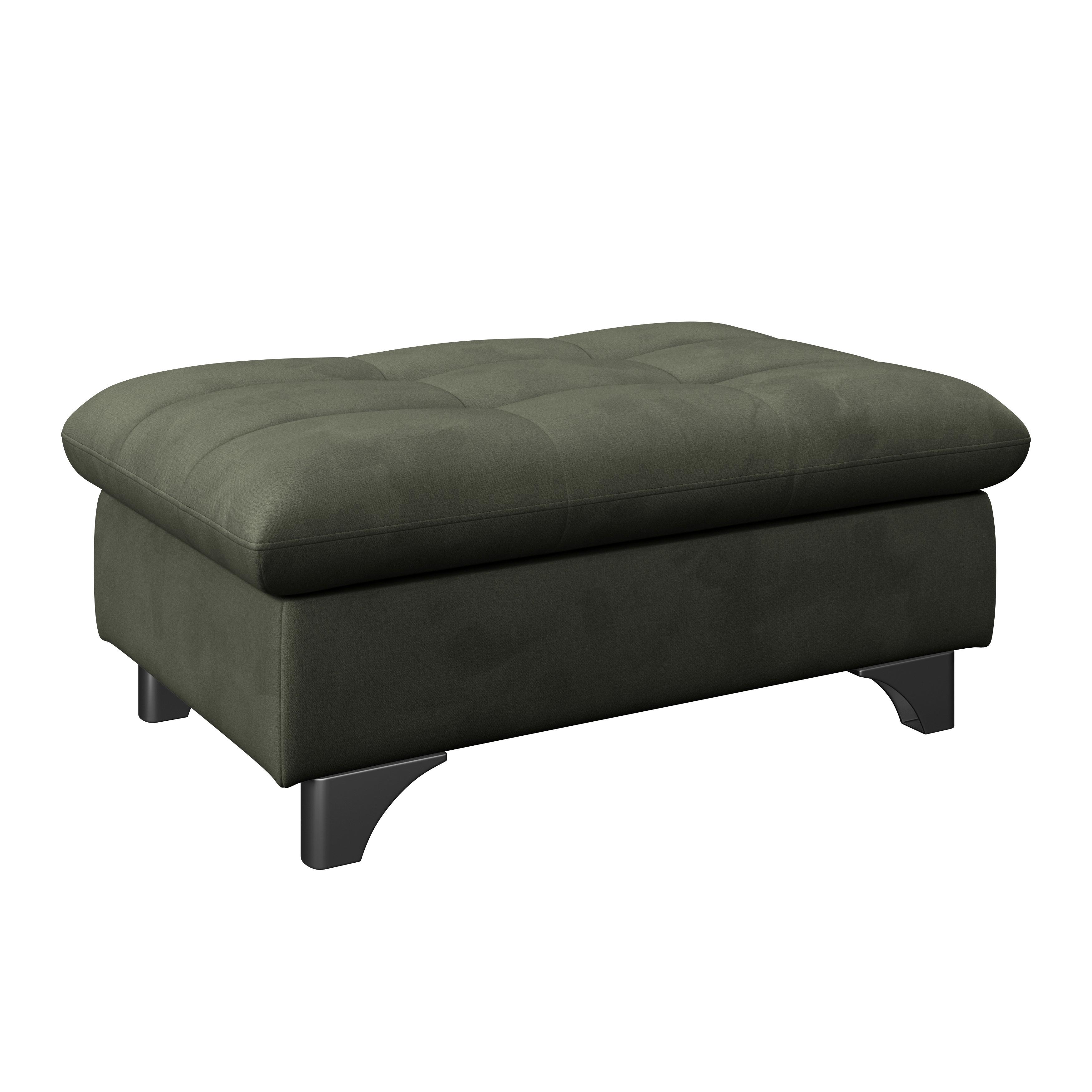 Hocker Gemini Waldgrün, B: 108cm