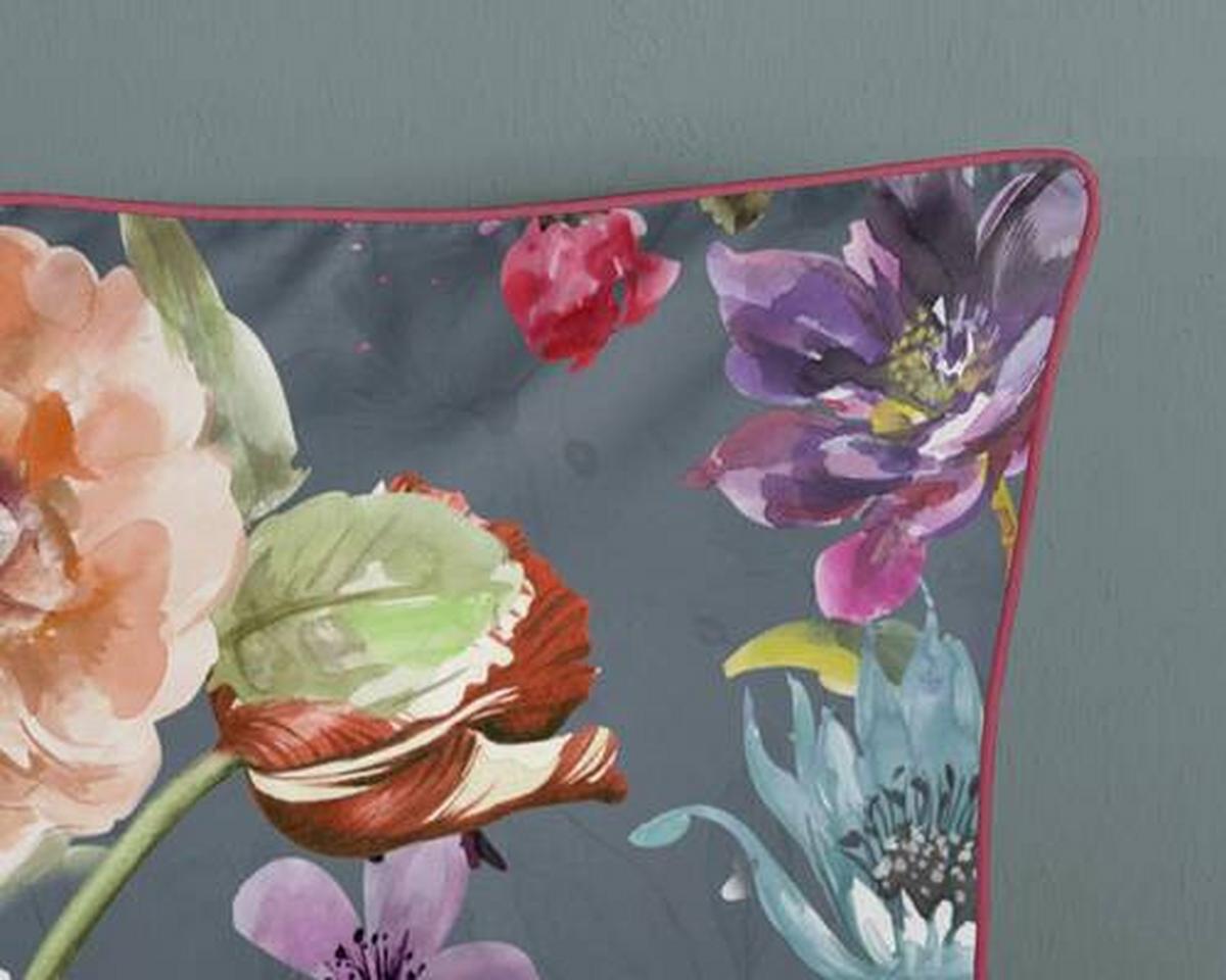 Wendebettwäsche Parma Anthrazit Grau 135x200cm - Anthrazit/Grau, Design, Textil (135/200cm)