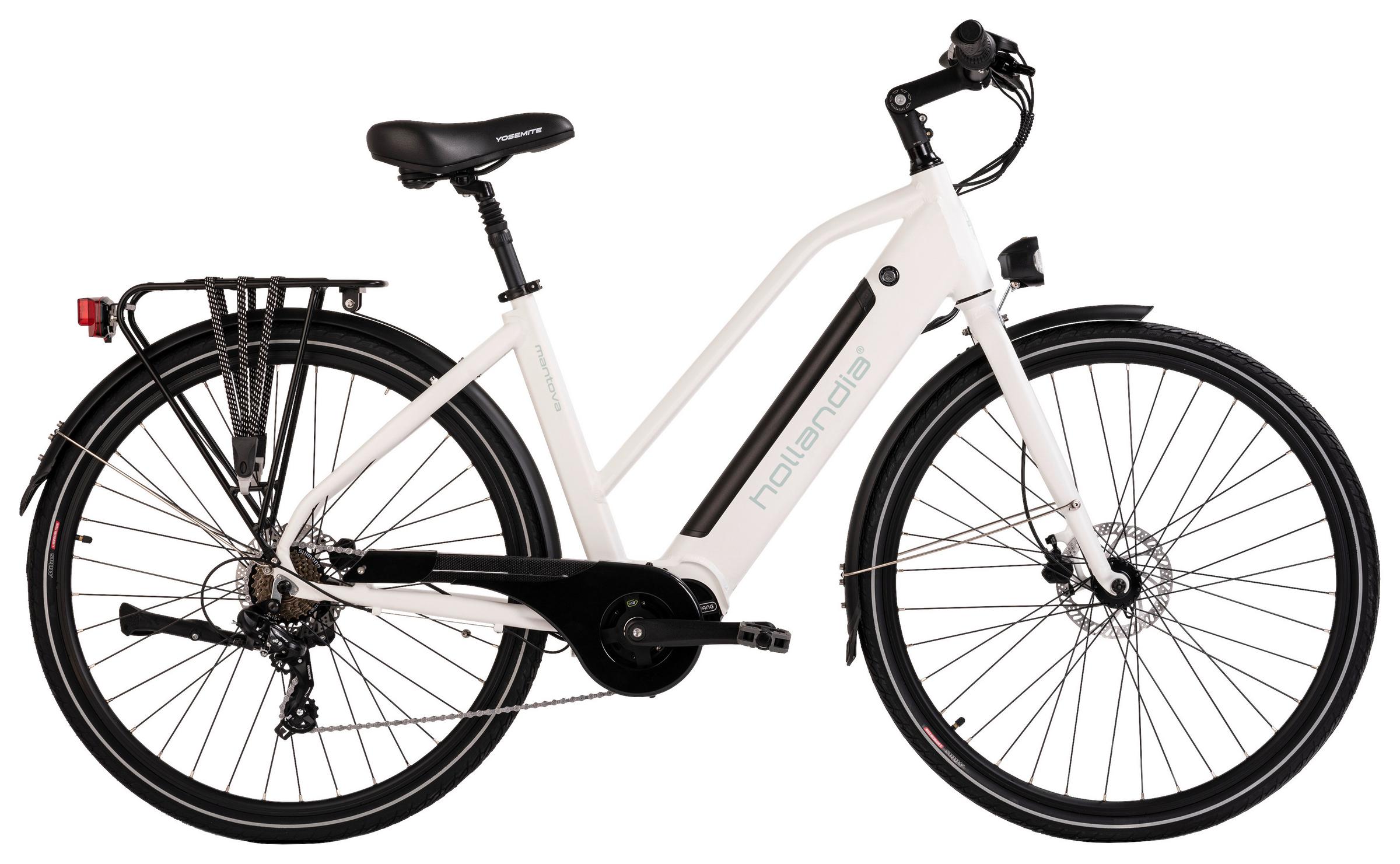 E-Citybike in Weiß