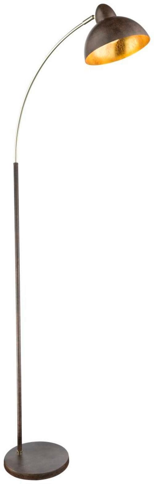 Stehlampe Gildo Goldfarben/rostfarben