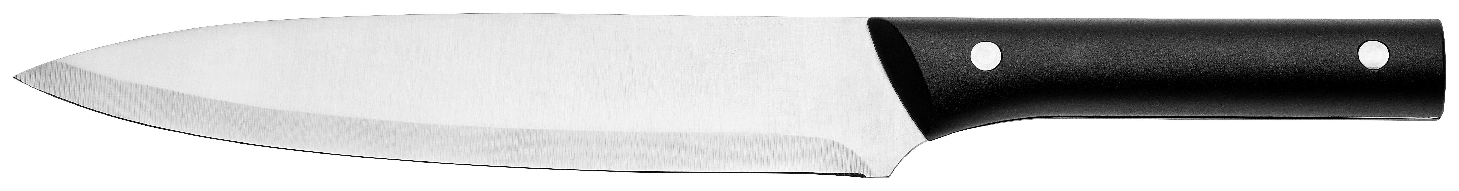 Chefmesser Jannes Edelstahl Klinge ca. 20 cm - Silberfarben, KONVENTIONELL, Metall (34cm) - Luca Bessoni