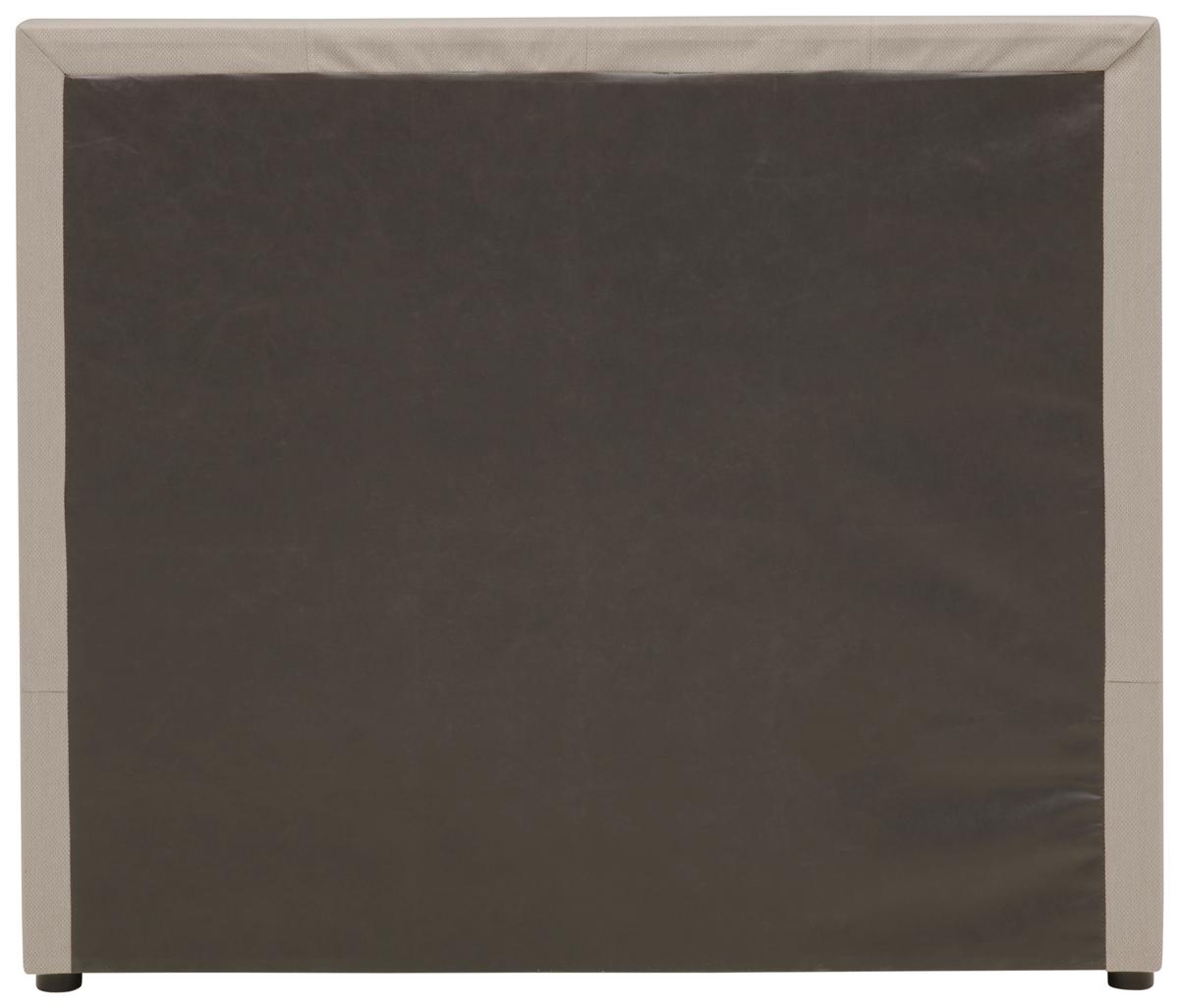 Boxbett mit Topper 120x200 Carolina - Sandfarben/Schwarz, KONVENTIONELL, Holz/Textil (120/200cm) - P & B
