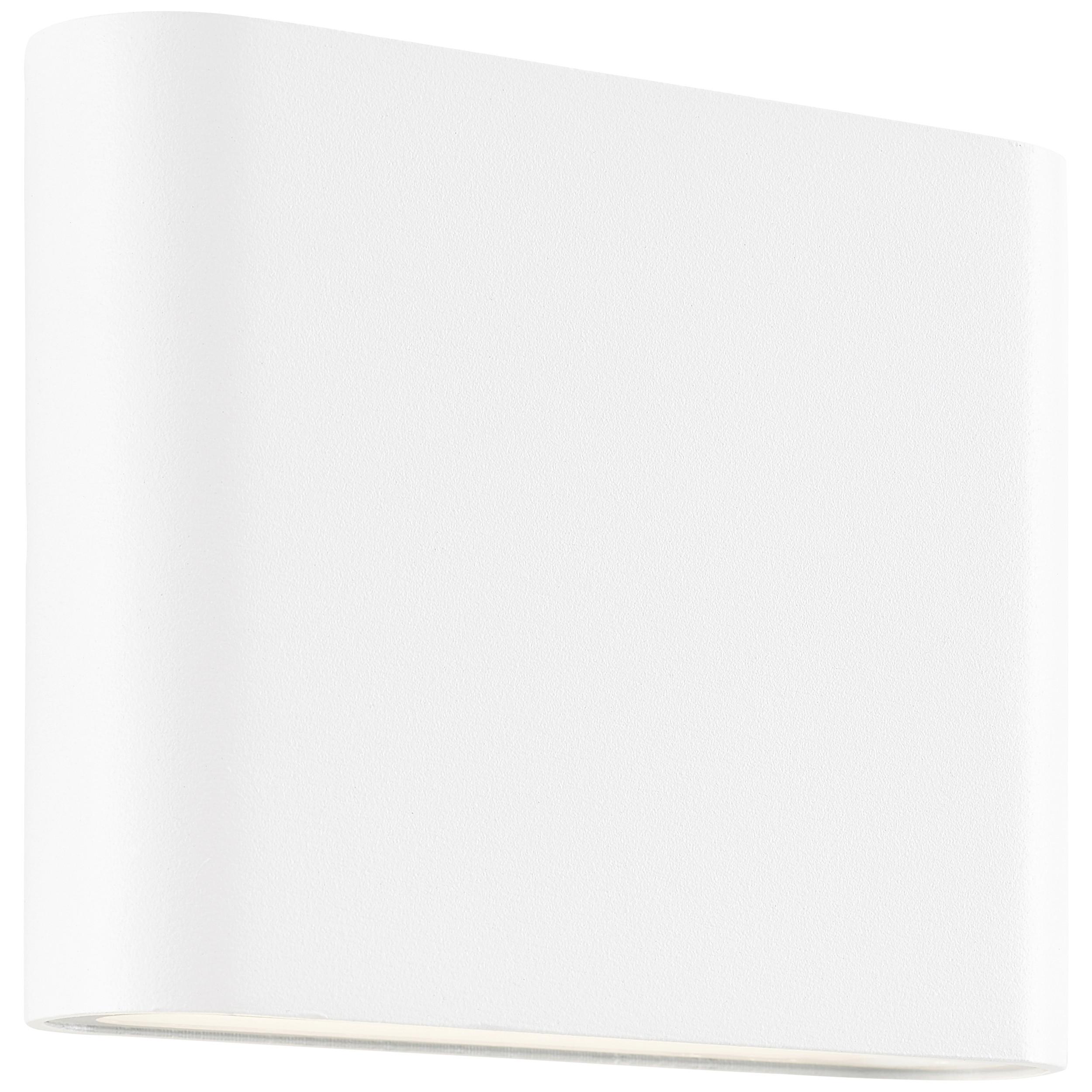 Außenwandleuchte G90972a05 Welbie - Weiß, Design, Glas/Metall (9/11,5/2,9cm) - Brilliant