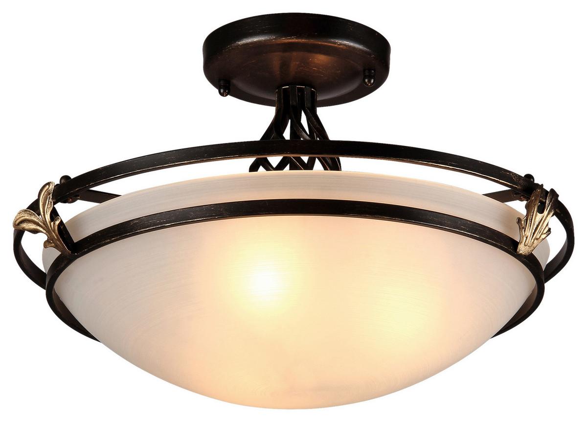 Deckenleuchte Combinare - Bronzefarben, Trend, Glas/Metall (48/28/48cm) - MAYTONI