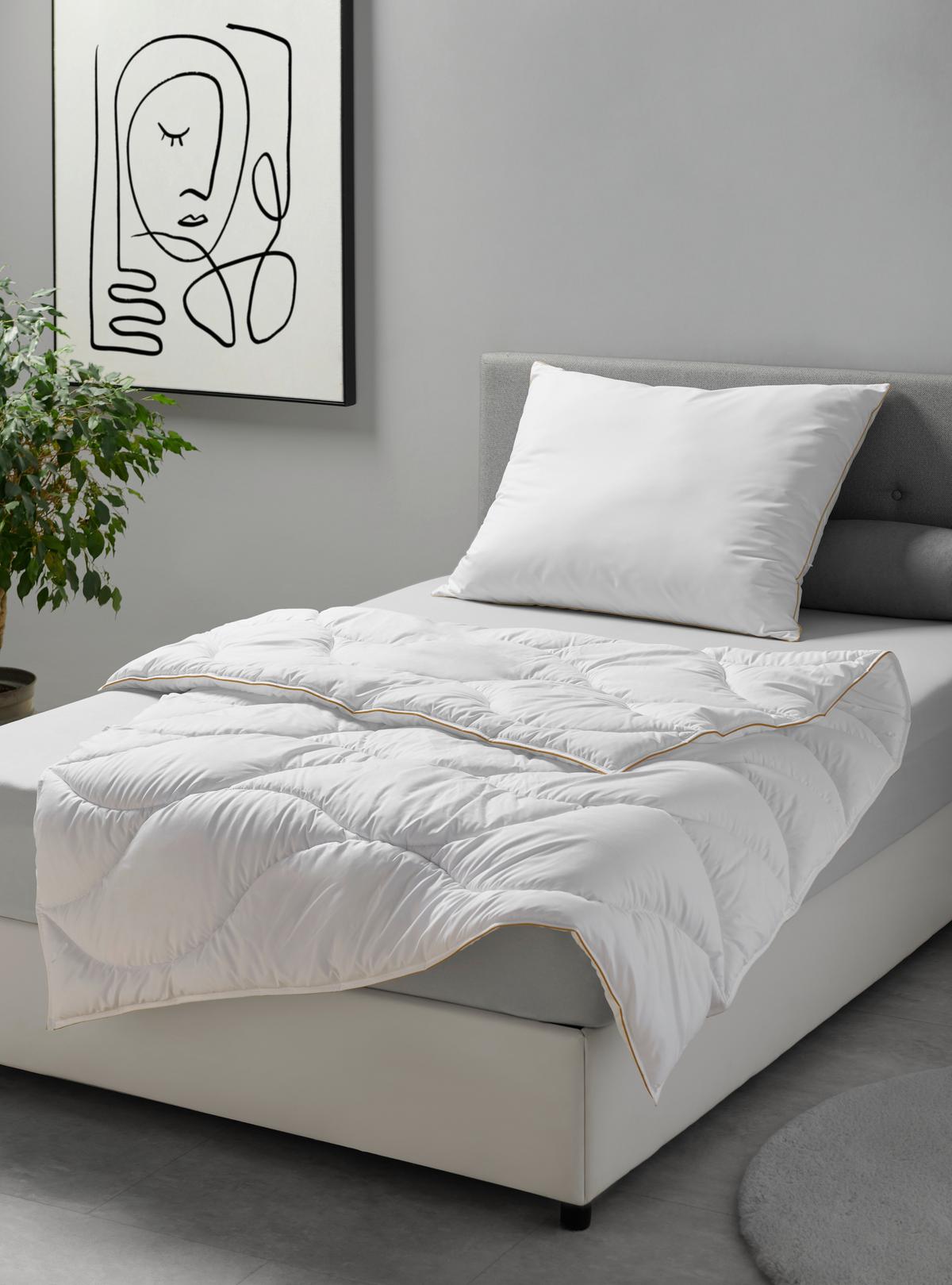 PŘIKRÝVKA GOLDLINE - bílá, textil (140/200cm) - Premium Living
