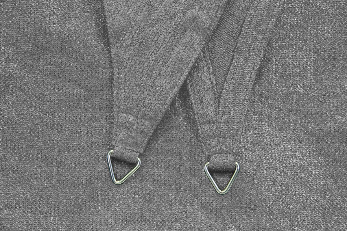 Sonnensegel Rechteck 3,6 X 5 m - Silberfarben, Basics, Textil (360/0,5/500cm) - Schneider