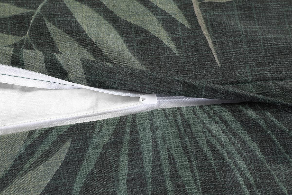 Ágyneműhuzat-garnitúra Jolanda - sötétzöld/sötétszürke, Modern, textil (140/200cm) - Luca Bessoni