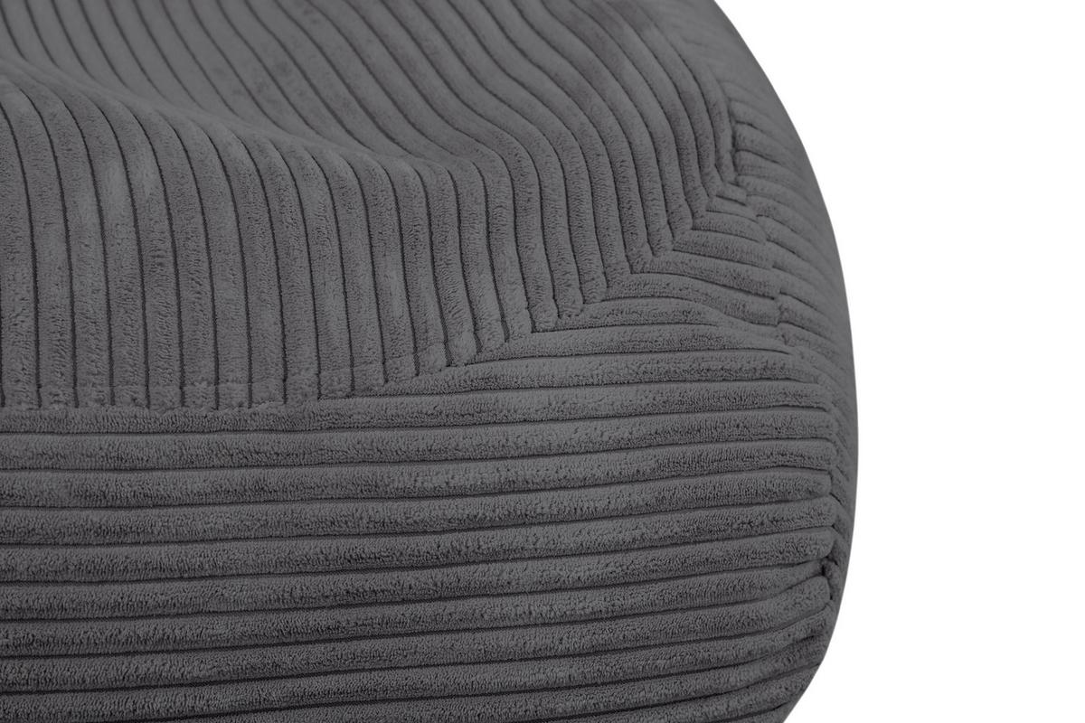Ülőzsák Bob Lux - szürke, Modern, textil (120cm) - Mömax