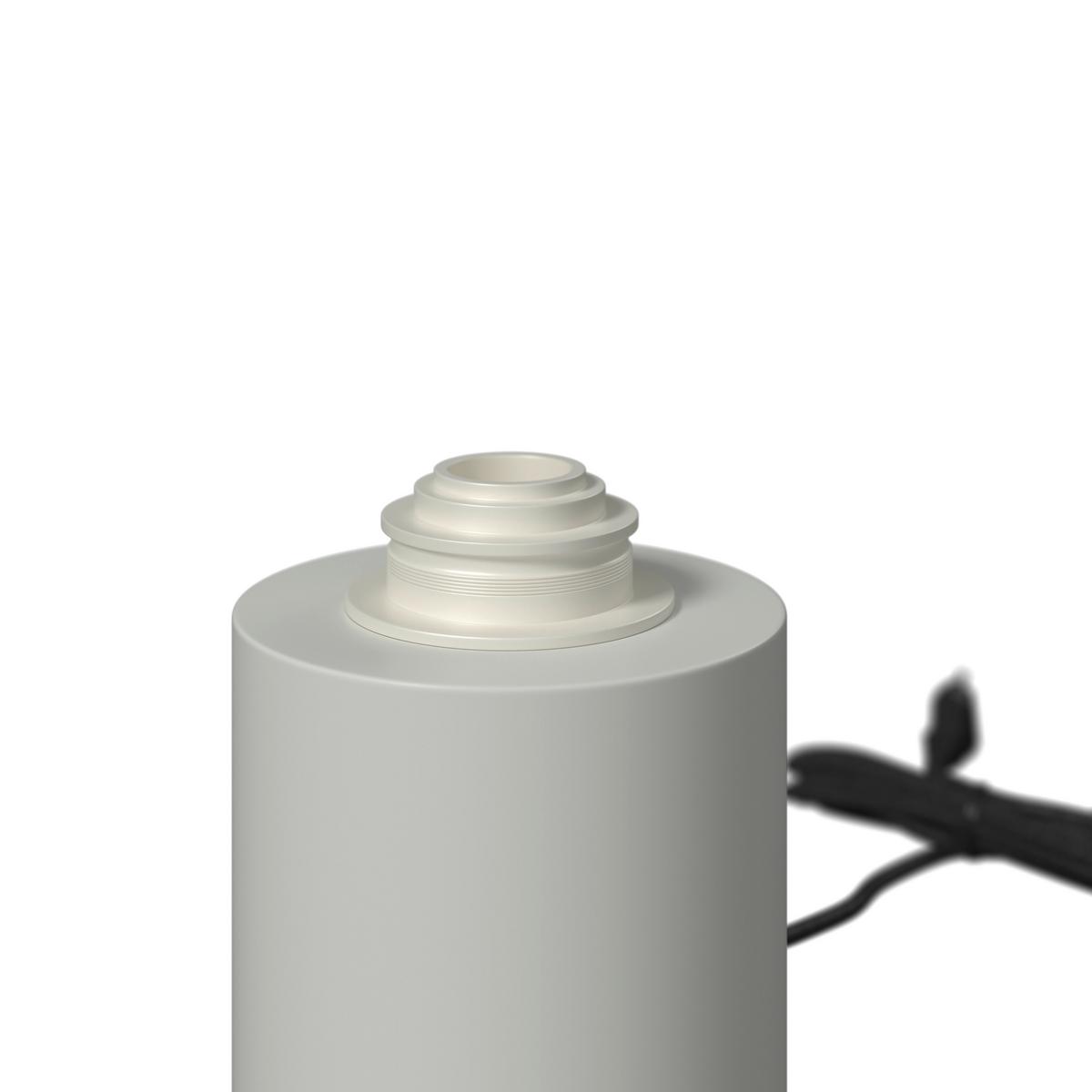 STOLNÍ LAMPA CARLA - bílá, Moderní, kov (22,5/22cm) - Bessagi Home