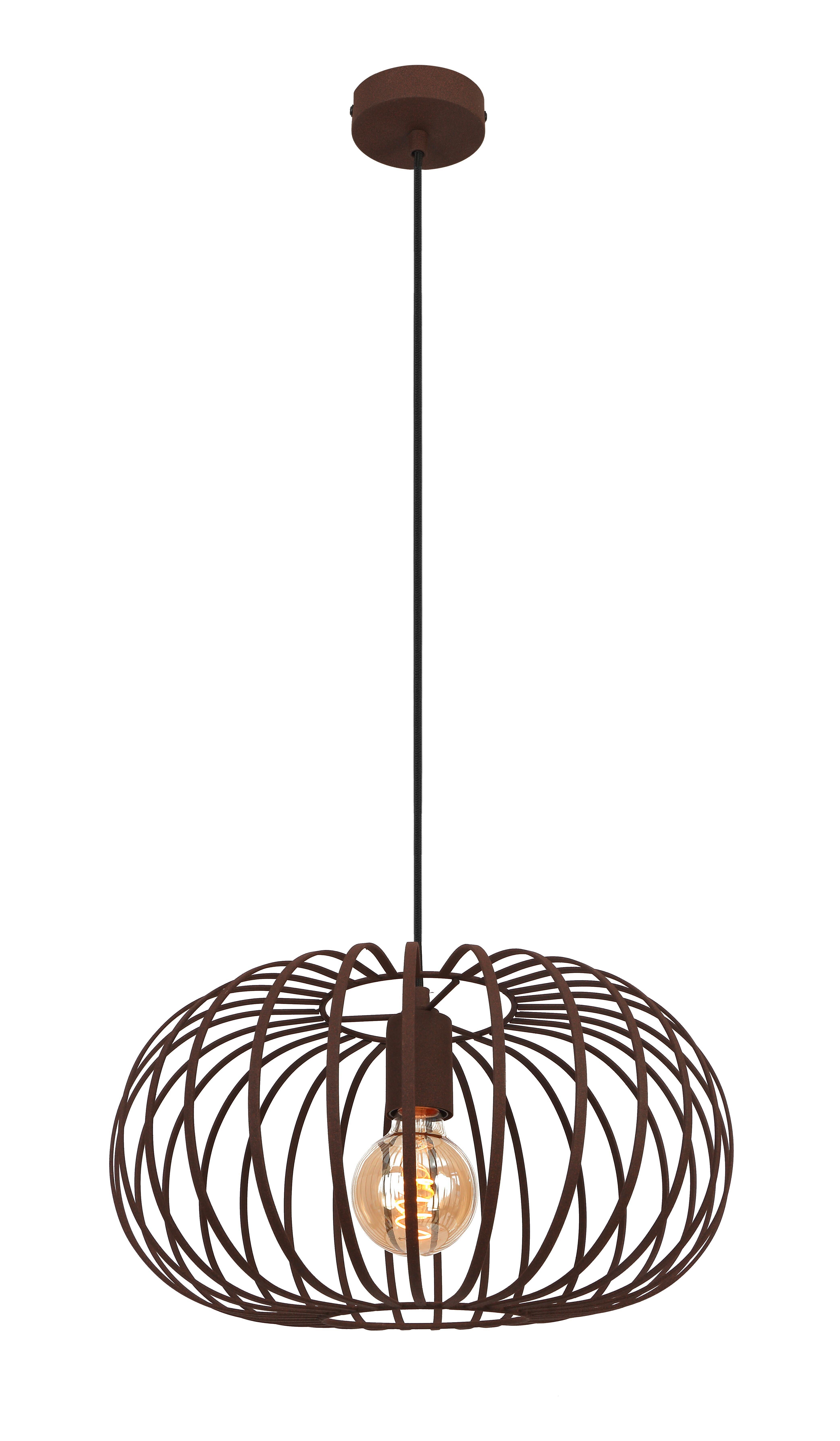 ZÁVESNÉ SVIETIDLO ROSTI - hrdzavá, Modern, kov (39/120cm) - Modern Living