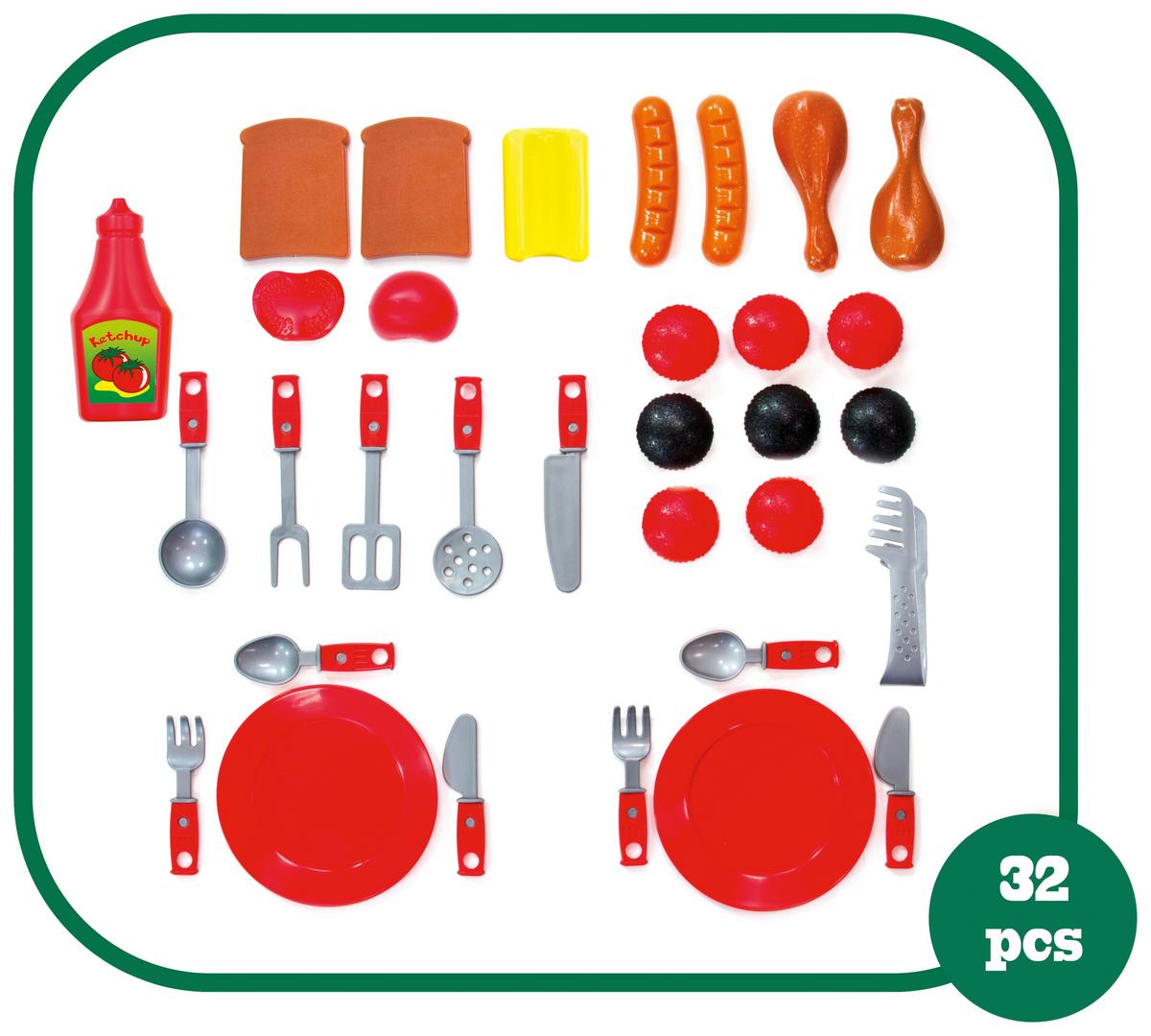 Kindergrill Finn - Multicolor, KONVENTIONELL, Kunststoff (39/13/35cm)