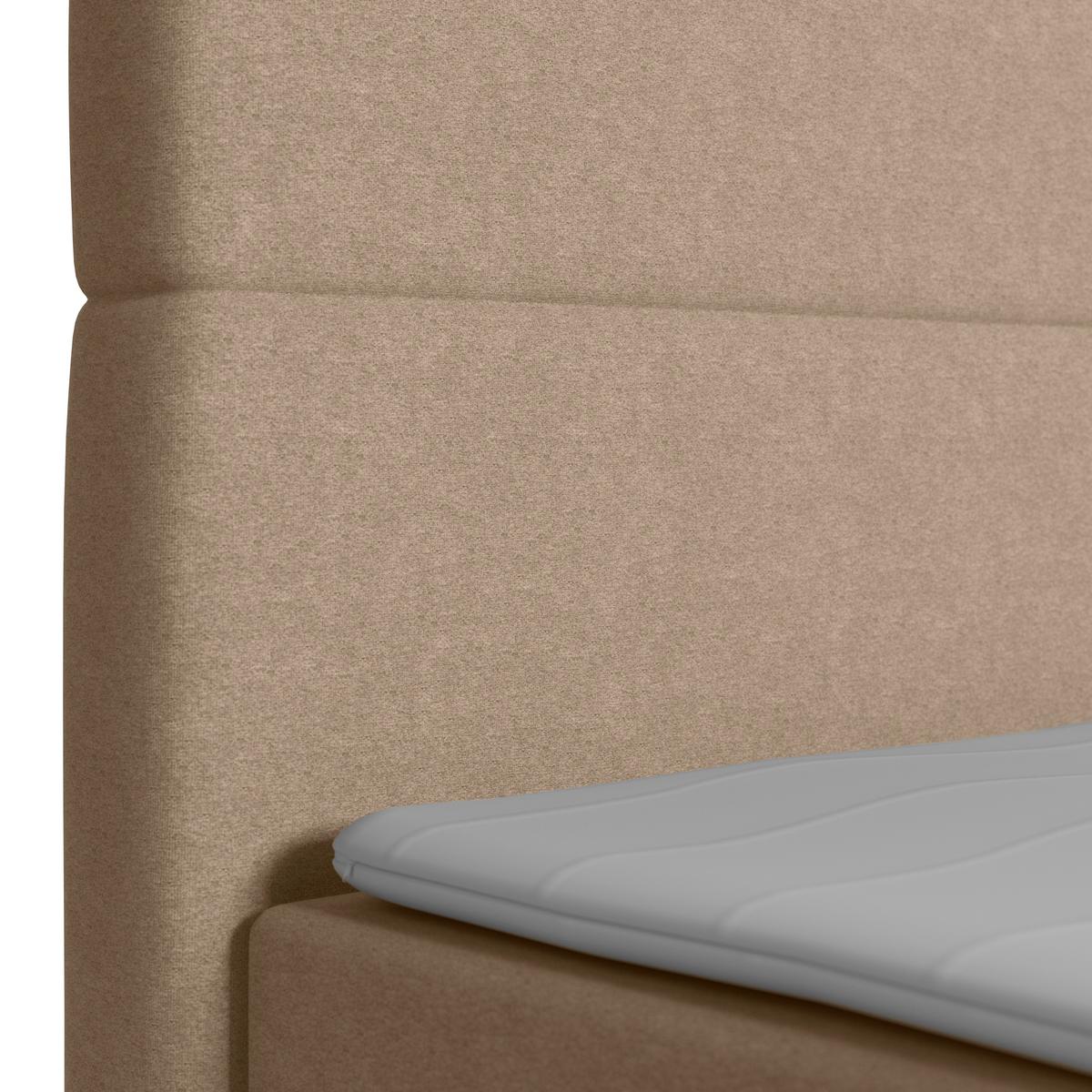 Boxspringbett mit Bettkasten Verona 180x200 cm Naturfarben - Schwarz/Naturfarben, MODERN, Karton/Holzwerkstoff (180/200cm) - MID.YOU