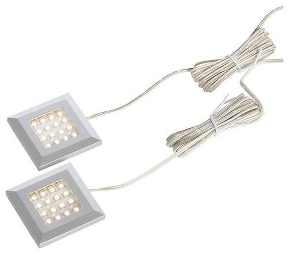 Led-spot-set Kansas - Schwarz/Weiß, KONVENTIONELL, Kunststoff (5,5/1/5,5cm) - Livetastic