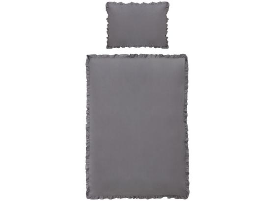 Povlečení Rüschen - šedá, Romantický / Rustikální, textil (140/200cm) - Zandiara Povlečení Rüschen - šedá, Romantický / Rustikální, textil (140/200cm) - Zandiara