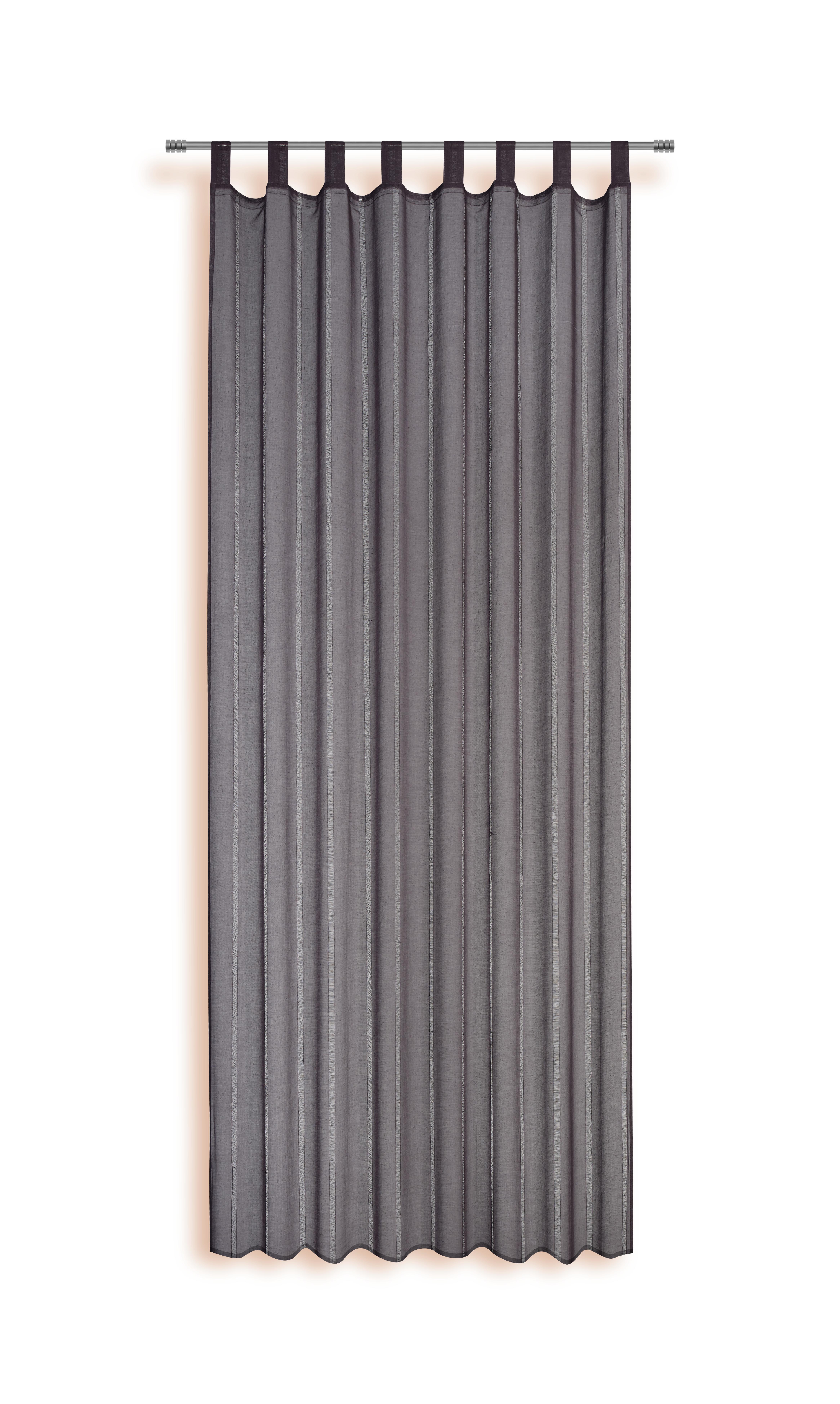 Készfüggöny Verona - Antracit, konvencionális, Textil (140/255cm) - Ombra