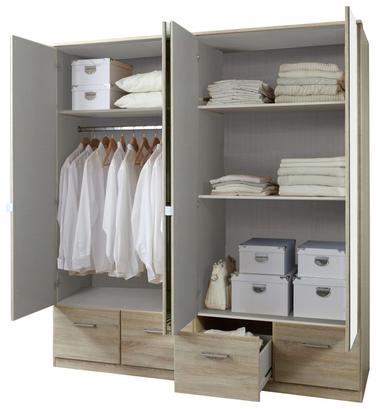 Geräumiges Innenleben Drehtürenschrank mit geräumigem Innenleben