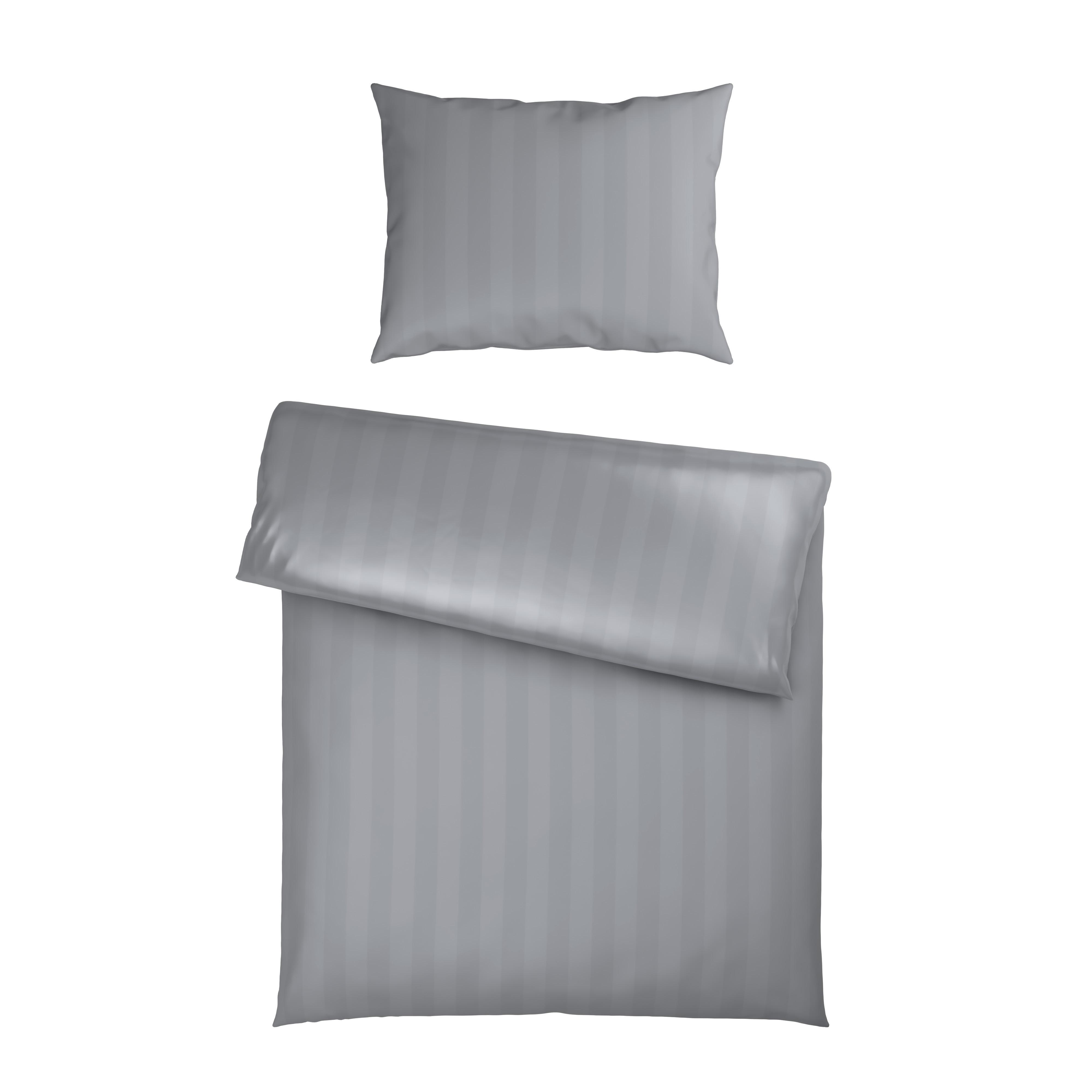 POVLEČENÍ XENIA STREIF - barvy stříbra, Moderní, textil (140/200cm) - Premium Living