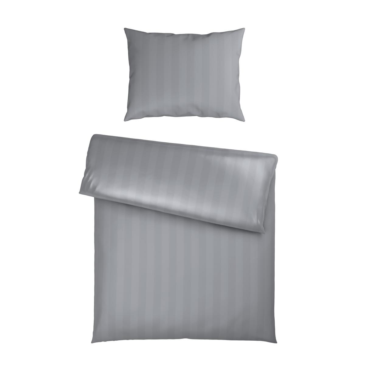 POVLEČENÍ XENIA STREIF - barvy stříbra, Moderní, textil (140/200cm) - Premium Living