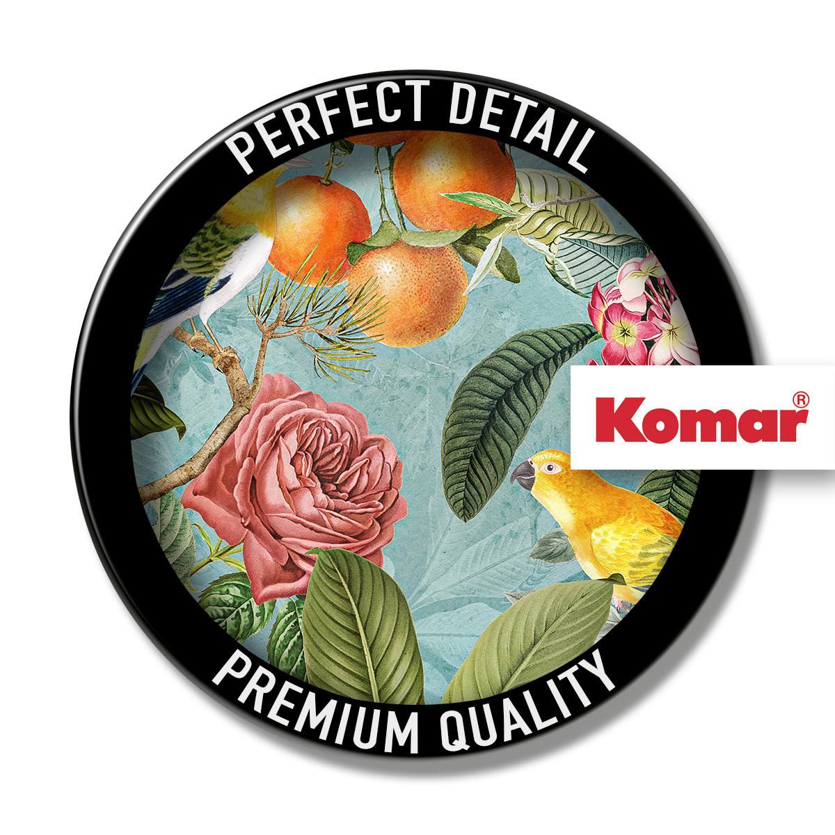 Vliestapete Birds And Berries - Multicolor, Basics (200/250cm) - Komar