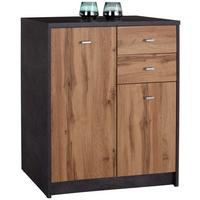 Komód 4-You 74/85 Cm - tölgyfa színű, Modern, faalapú anyag (74/85,4/34,6cm)