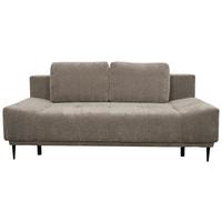 Schlafsofa Malpenza Braun B: 199 cm - Schwarz/Braun, Trend, Textil (199/91/110cm)