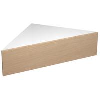 Nachkästchen Weiß, Honigeiche H: 15 cm USAl S - Honigeiche/Weiß, MODERN, Holzwerkstoff (60/15/42,4cm) - MID.YOU