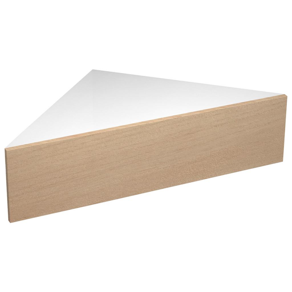Nachkästchen Weiß, Honigeiche H: 15 cm USAl S