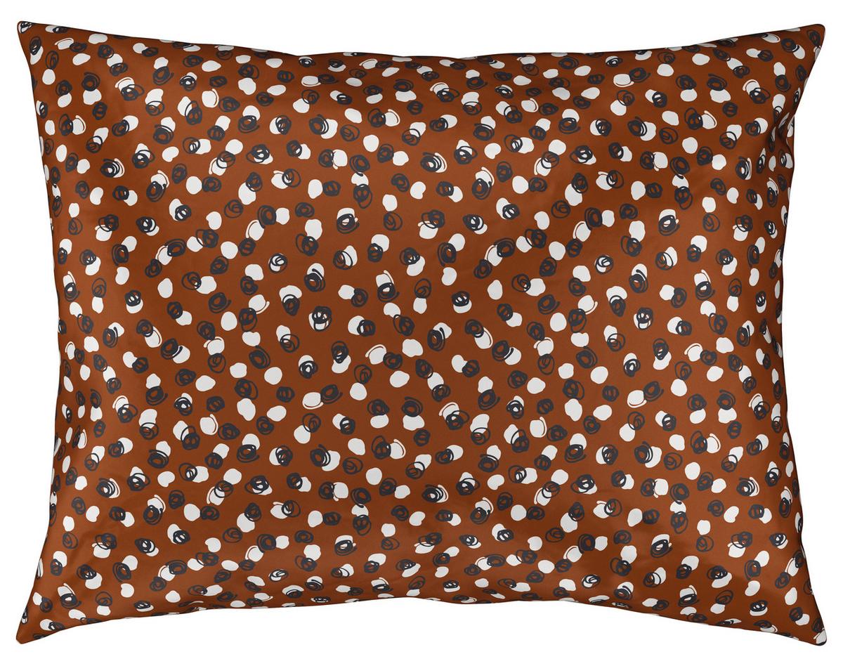 POVLEČENÍ Doodle Dots, 140/200cm, hnědá - bílá/černá, Konvenční, textil (140/200cm) - Modern Living