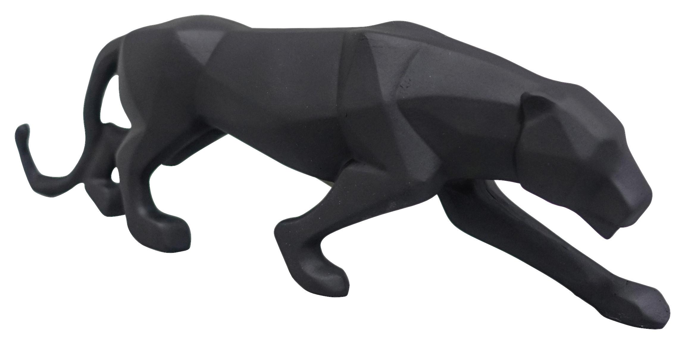 Dekorační panter PANTHER - černá, plast (24,5/7,5/4cm) - Mömax