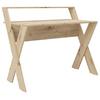Schreibtisch 115x95x65 Cm Montreal Eiche Artisan Dekor - Wildeiche, MODERN, Holzwerkstoff (115/95/65cm) - MID.YOU