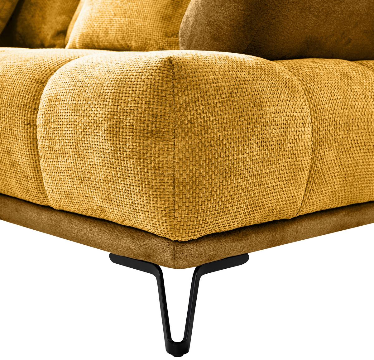 LARGO, ľavá, kari žltá, potreba šírky dverí 90 cm - čierna/kari žltá, Modern, kov/textil (184/262cm)