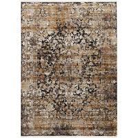 Webteppich Grau/Goldfarben Le Mans 240x340 cm - Goldfarben/Grau, Design, Textil (240/340cm) - Dieter Knoll