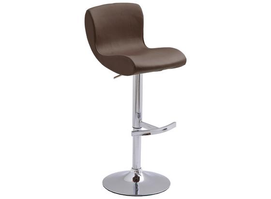 Barhocker Fresh Cappuccino - Chromfarben/Cappuccino, MODERN, Kunststoff/Metall (38/88-110/49cm) Barhocker Fresh Cappuccino - Chromfarben/Cappuccino, MODERN, Kunststoff/Metall (38/88-110/49cm)