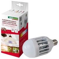 Lichtfalle Leuchtmittel 2in1, Insektenvernichter - Weiß, Basics, Kunststoff (8/12,5cm)