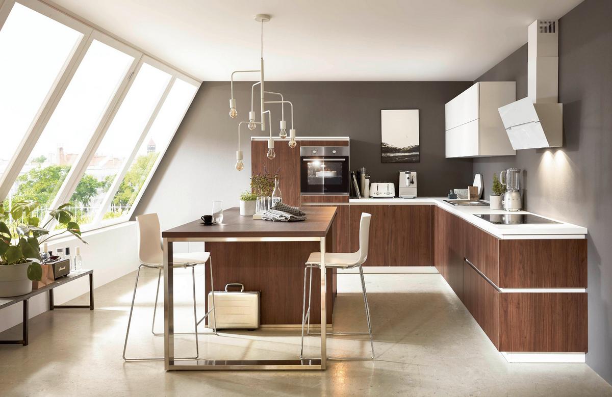 Einbauküche Riga Frei Planbar Modernes Design - MODERN, Holzwerkstoff - Vertico
