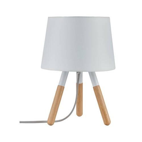Tischlampe dimmbar Braun/Weiß 79646