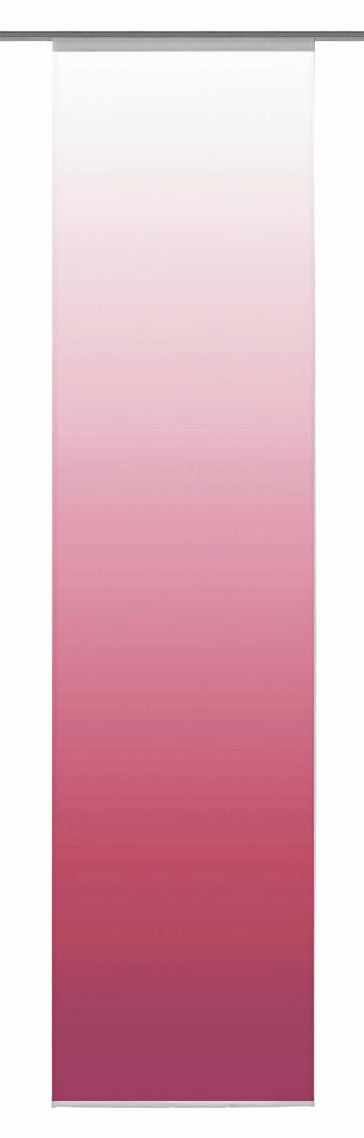 Flächenvorhang Madrid Pink B: 60 Cm - Pink, Design, Textil (60/245cm) - Schmidt W. Gmbh