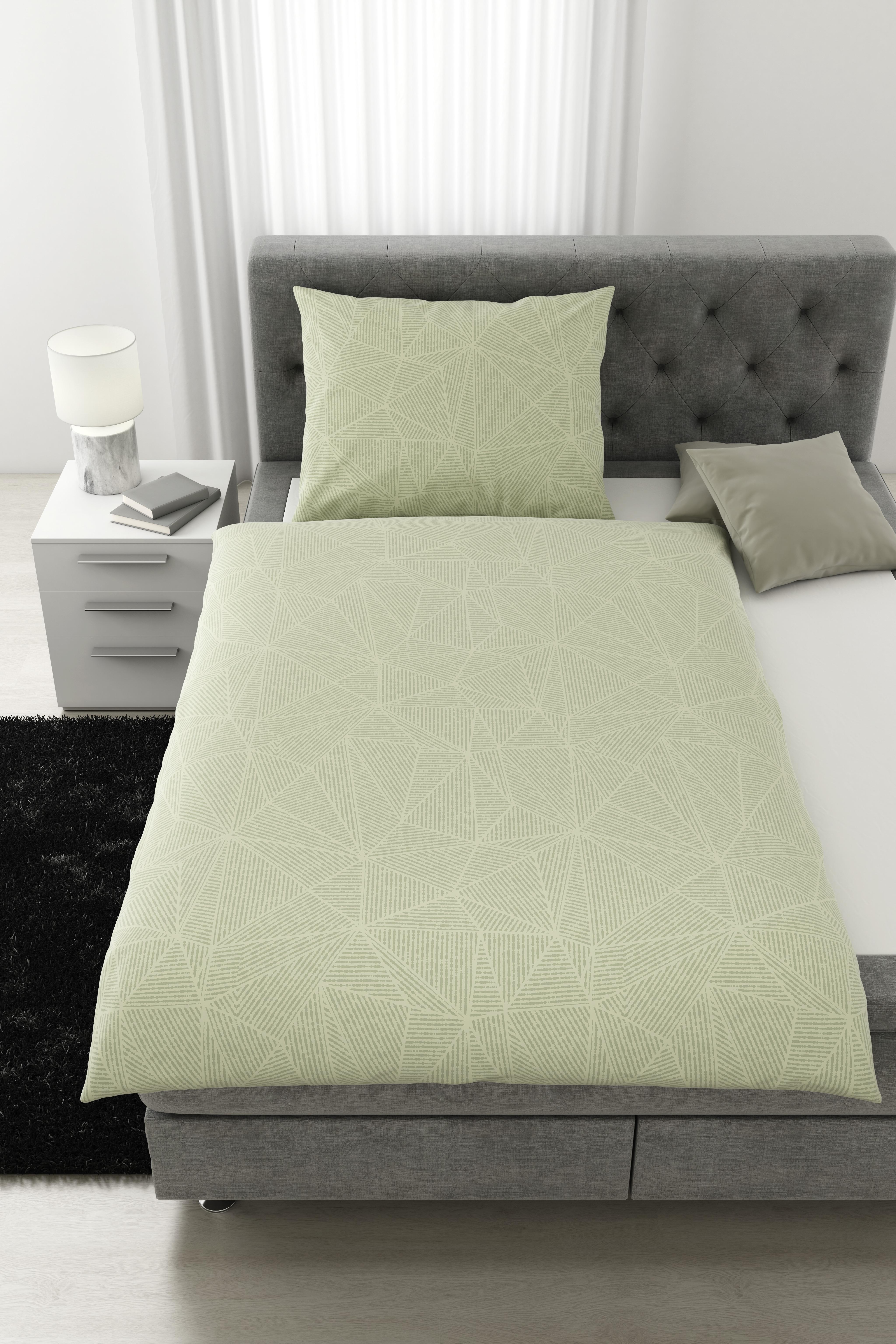 Povlečení Alex Design, 140/200cm - světle zelená, Moderní, textil (140/200cm) - Premium Living