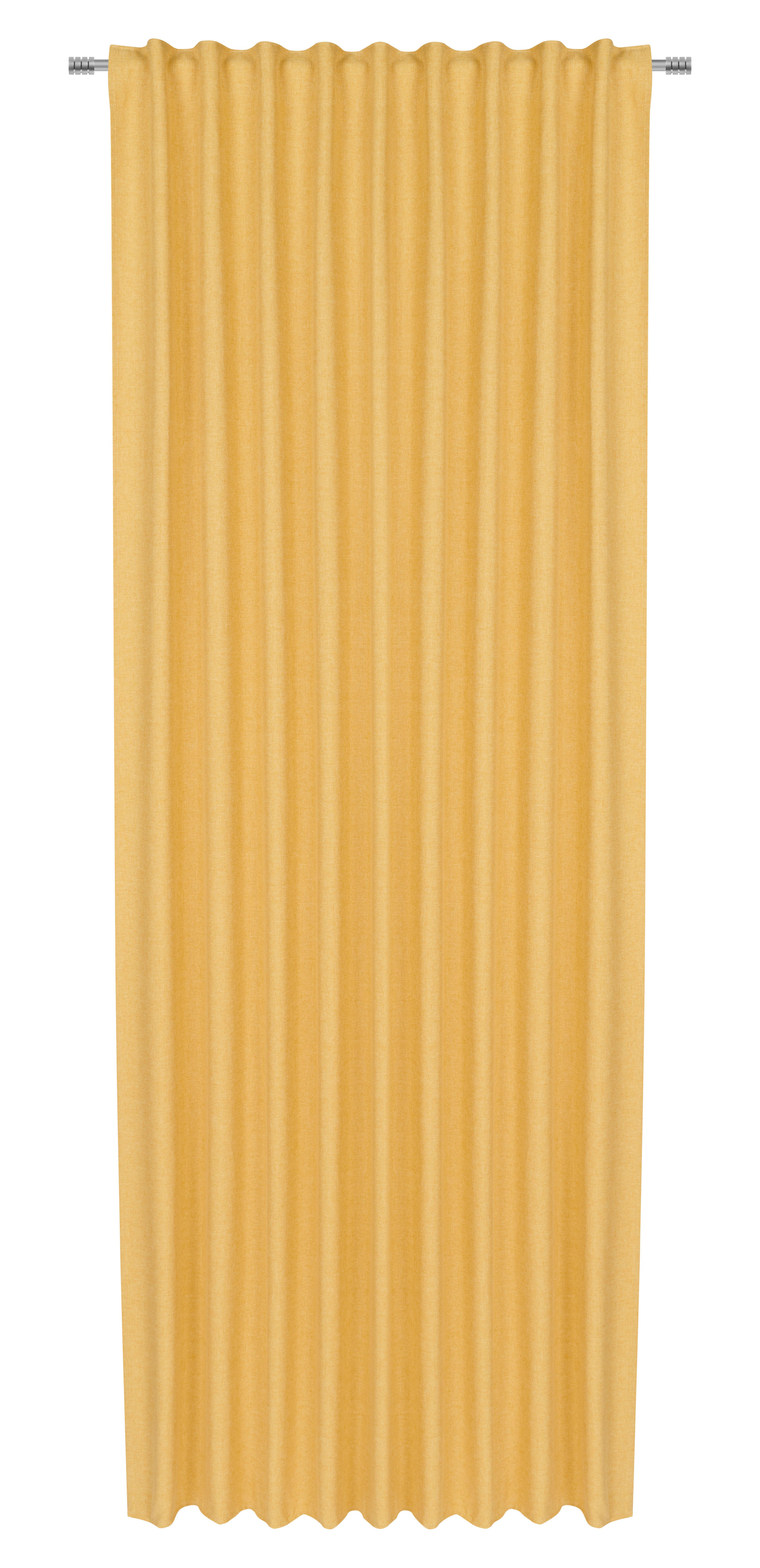 HOTOVÝ ZÁVĚS ULRICH -EXT- -TOP- - žlutá, textil (135/245cm) - Modern Living