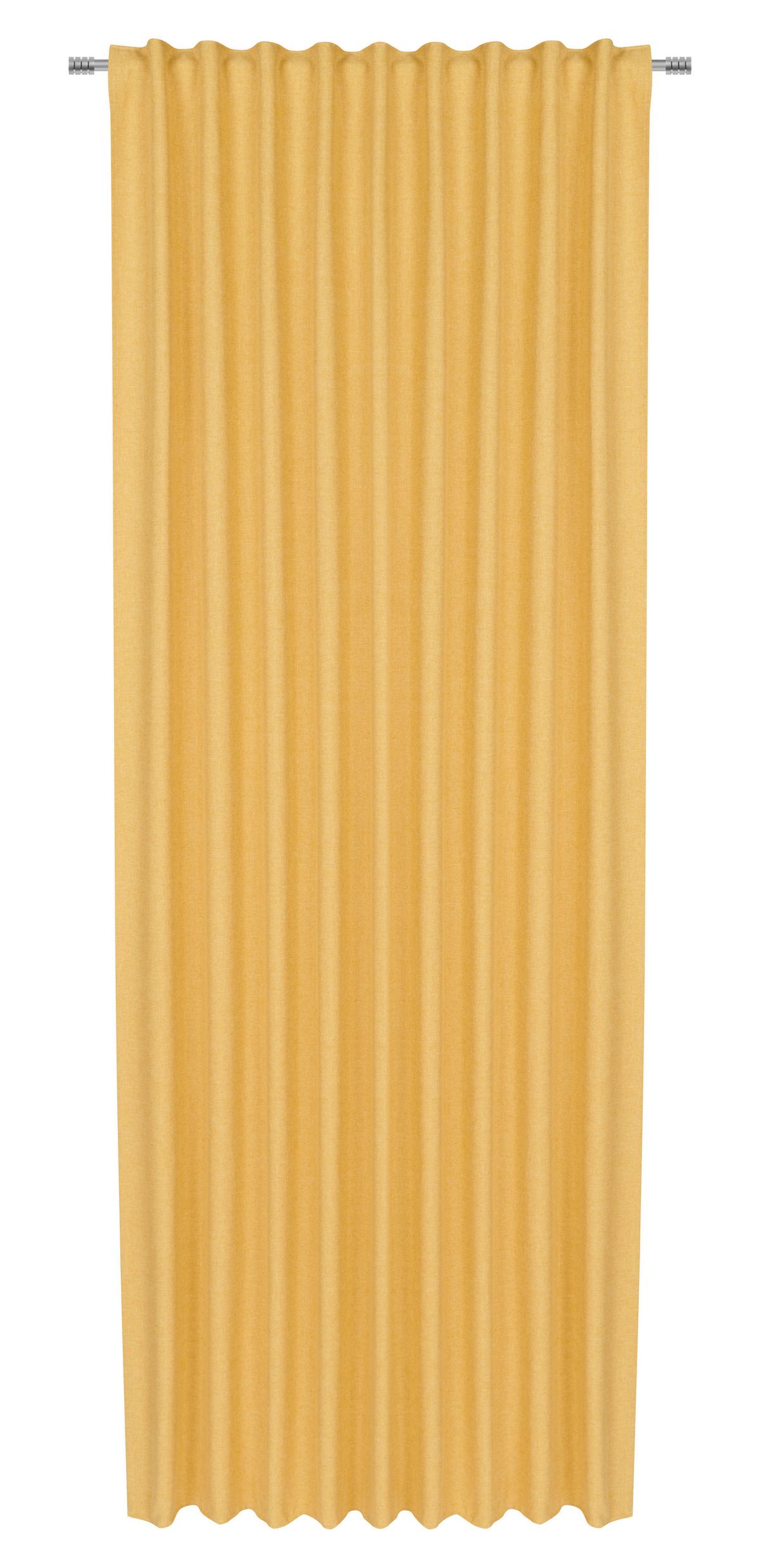 HOTOVÝ ZÁVĚS ULRICH -EXT- -TOP- - žlutá, textil (135/245cm) - Modern Living