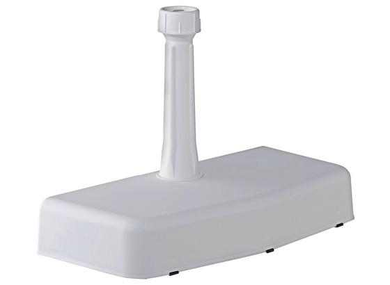 Stojan Na Slnečník Lazio - biela, Konvenčný, plast (50/9/25cm) - Mömax modern living Stojan Na Slnečník Lazio - biela, Konvenčný, plast (50/9/25cm) - Mömax modern living