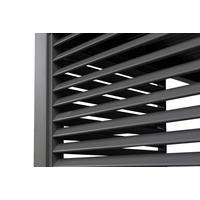 Rückwand Für Bbq Pergola Passend Für 55360071-01 - Anthrazit, LIFESTYLE, Metall (113/238,65/6cm) - Gardenson