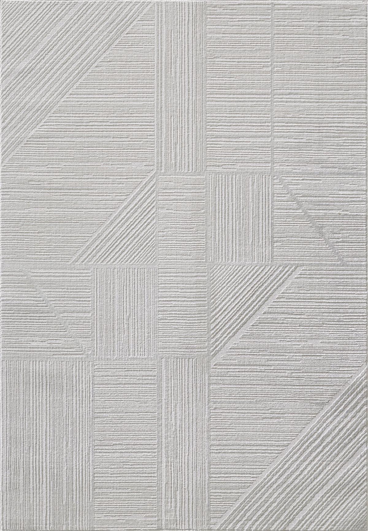 Webteppich, 160x230 Cm Walter - Hellgrau, Basics, Textil (160/230cm) - James Wood