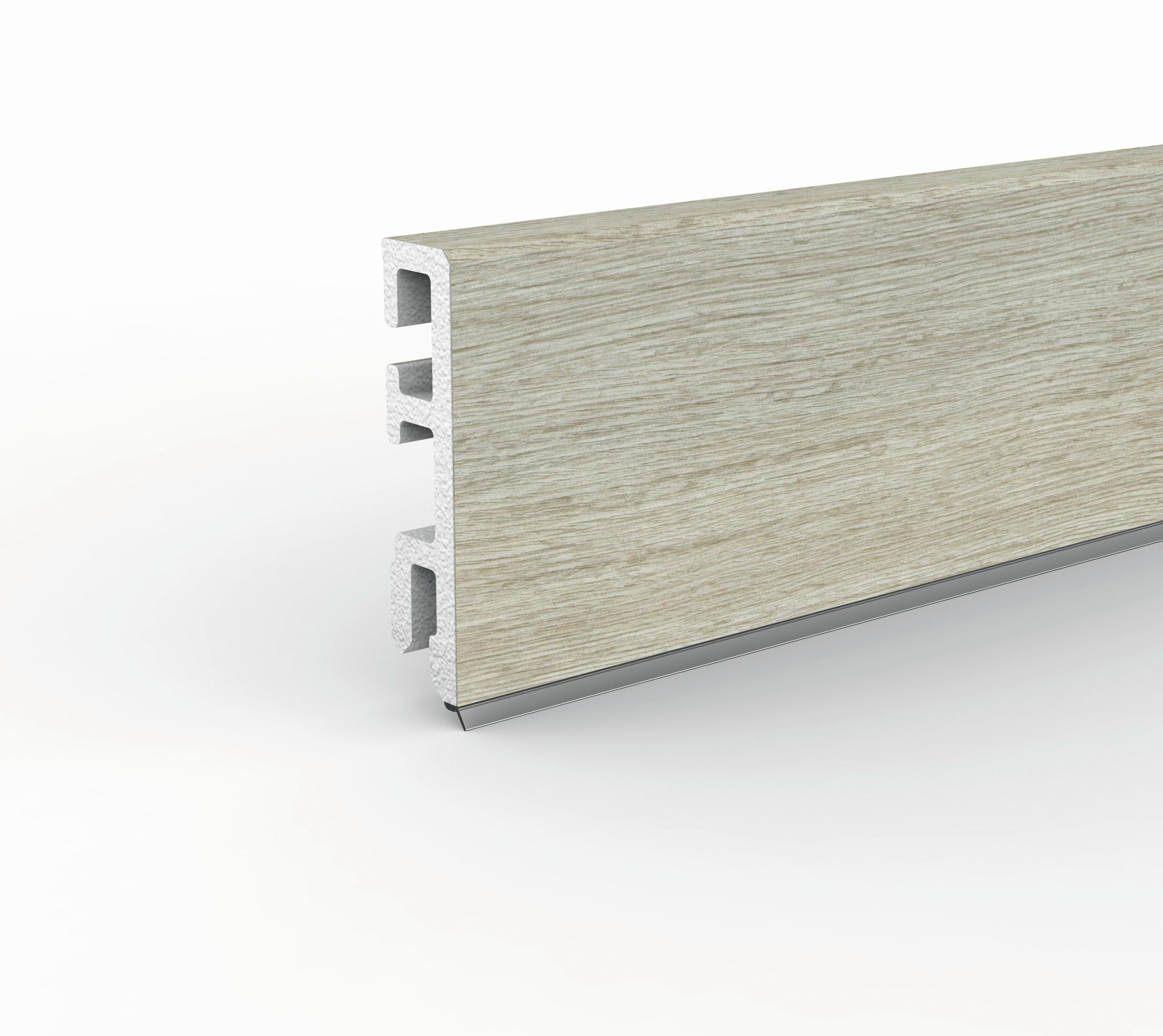 Sockelleiste Doellken Cubica60 Groda - Hellbraun, Basics, Kunststoff (250/1.3/6cm)