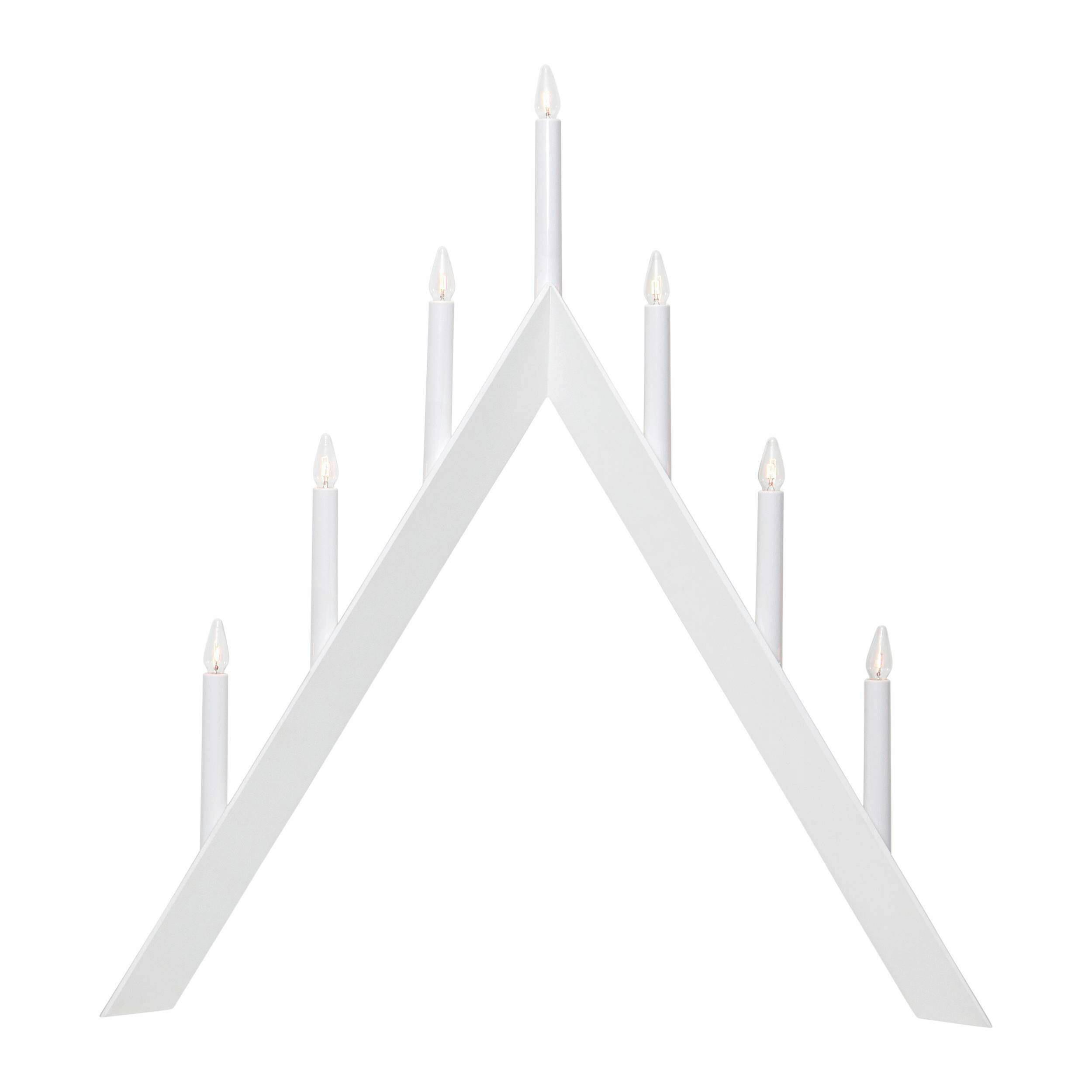 LED-Dekoleuchte 410212 Kerzenständer - Weiß, Basics, Holz/Kunststoff (60/7/64,5cm) - Eglo