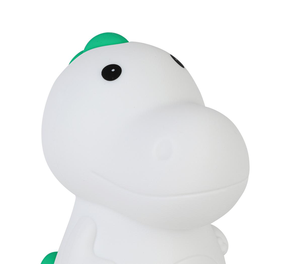 NOČNÍ SVĚTLO DINO - bílá, Moderní, plast (8,5/13,8/13,5cm) - Mömax